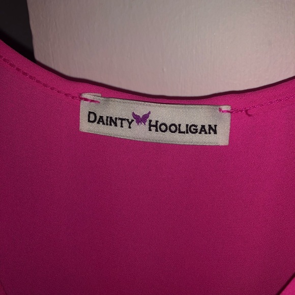 Dainty hooligan hot pink romper size S - Picture 3 of 3